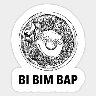 bi bim bap in english Sticker